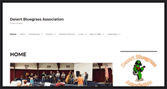 Desktop Screenshot of desertbluegrass.org